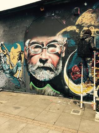 A tribute to Sir Terry Pratchett takes shape...