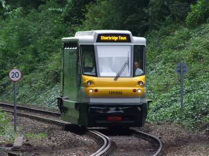 The strangest thing on the rails? 139002 arrives at Stourbridge Town