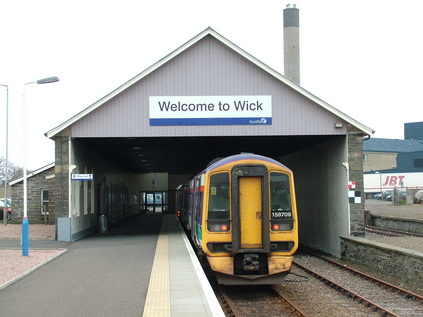 A quiet afternoon at Wick Station