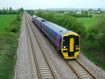 Recently formed 158953 heads south west
