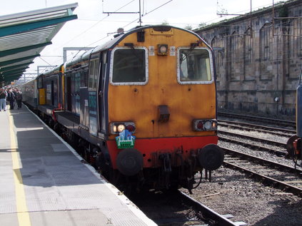 20306 leads 20301 on arrival at Carlisle