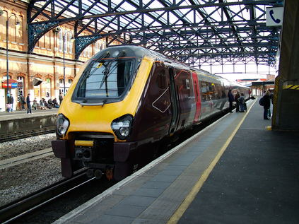 220009 under the impressive roof at Bournemouth