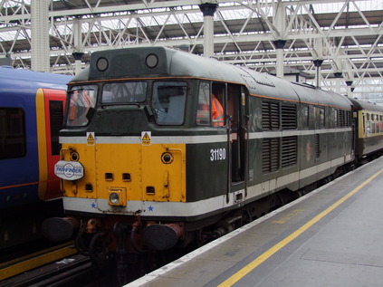 31190 on the blocks at Waterloo