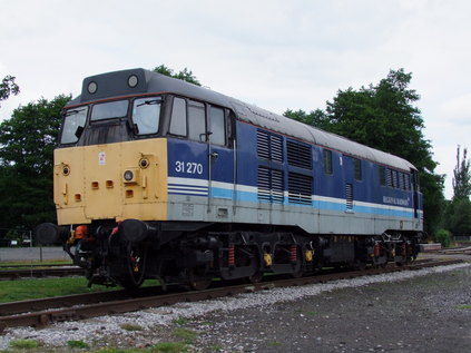 31270 rests in the sidings at Rowsley South