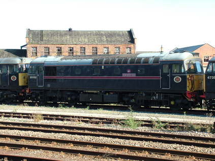 33103 'Swordfish' in an FM Rail line-up at Derby