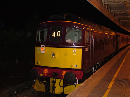 33207 on arrival at Cardiff Central