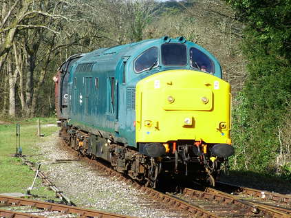 37142 approaches Bodmin Parkway