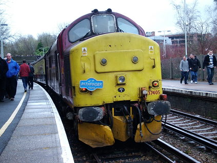 37405 on arrival at East Grinstead