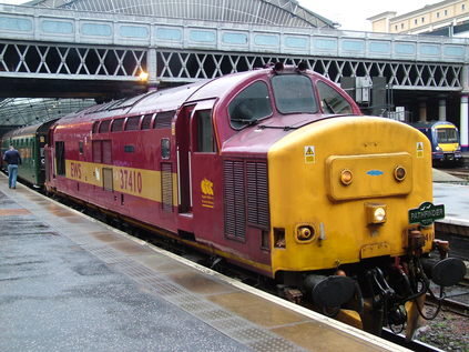 37410 awaits departure at Glasgow Queen Street