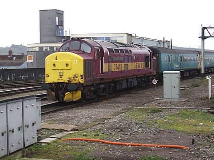 37418 at Cardiff Central