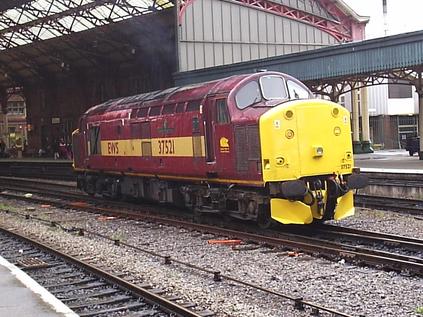 37521 about to shake the rafters at Bristol Temple Meads