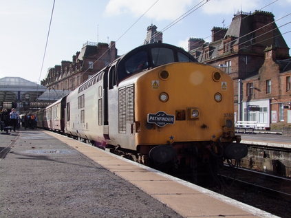 37601 rests in unexpected sunshine at Ayr