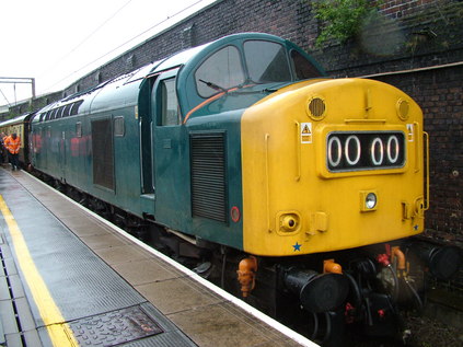 40145 on arrival at Crewe
