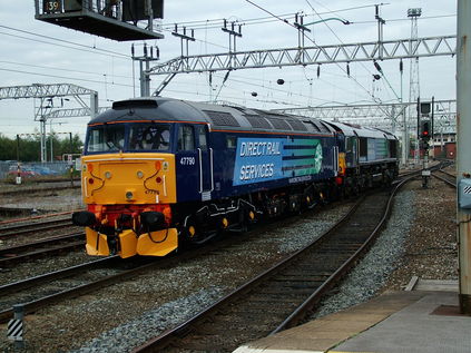 Ex-works 47790 on it's journey north