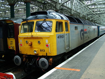 Cotswold Rail's 47813 John Peel at Glasgow Central