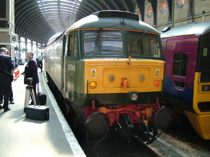 47815 arrives at York