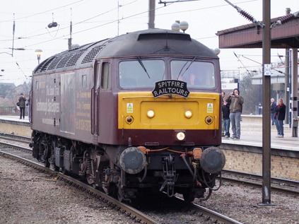 Having hauled the tour from Stanhope, 47826 returns to the rear