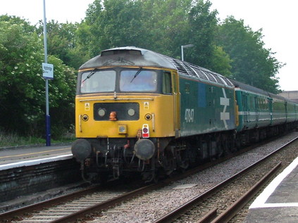 ...47847 at the rear of the train