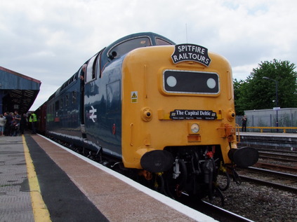 55022 on arrival at Oxford