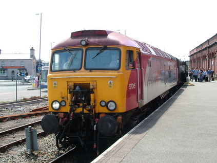 57315 'The Mole' arrives at Holyhead