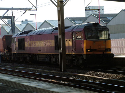 60024 appears from nowhere at Stoke-on-Trent