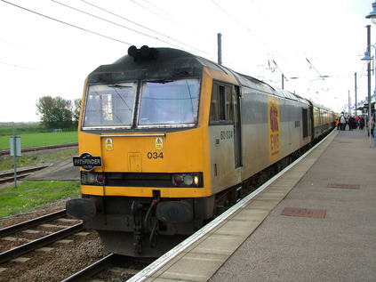 60034 on arrival at Ely