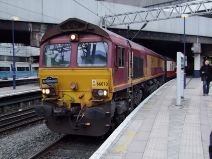 66070 at Birmingham New Street