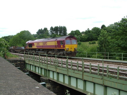 66192 avoids the station at Chesterfield