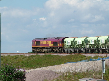 66203 takes the curve towards Water Orton