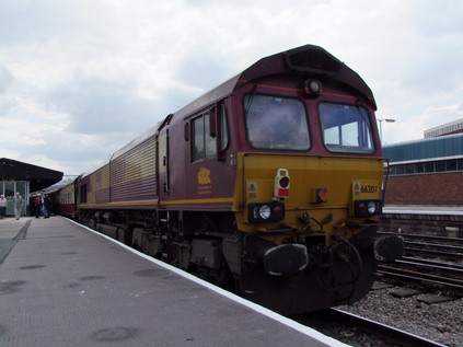 66207 awaits reversal at Gloucester