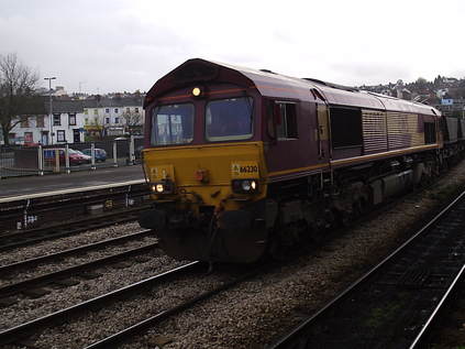 66230 on coal empties through Newport