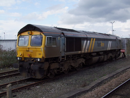 66301 awaits an uncertain fate at York, with the demise of Jarvis/Fastline