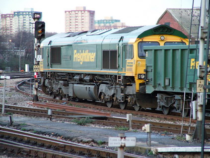 66601 'The Hope Valley' working 6Z43 at Bristol Temple Meads