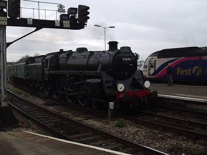73096 arrives at Bristol Temple Meads