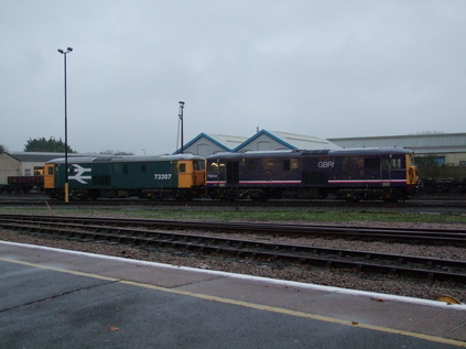 73207 and 73213 at Eastleigh