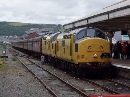 97303 and 97304 on the blocks at Aberystwyth