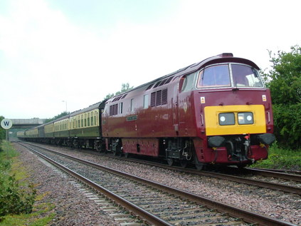D1015 'Western Champion' heads for Cornwall