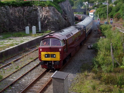 Western Champion shunts stock at Kyle of Lochalsh