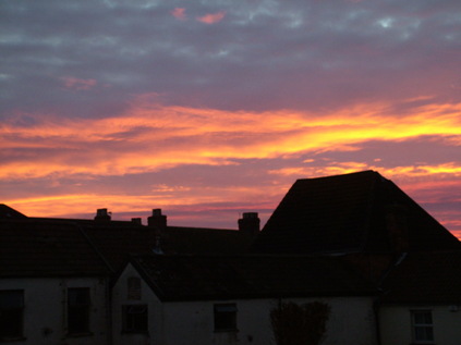 Sunset over Church Street