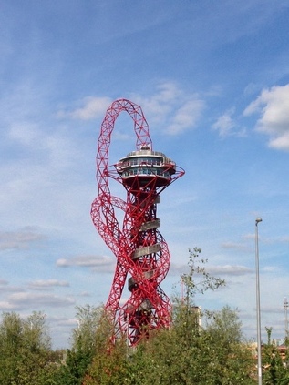The Orbit looms over The Greenway