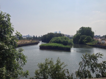 Abbey Creek, looking towards the Thames