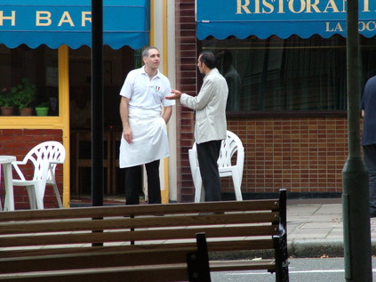 Clerkenwell  Green continues to be a site for discussion and oratory