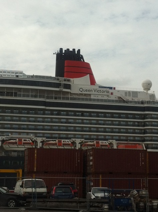 Queen Victoria, Southampton Eastern Docks