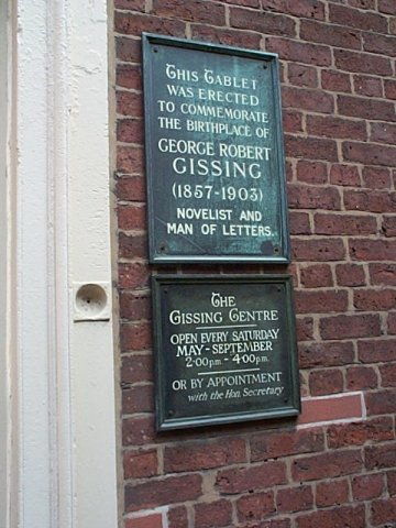 Gissing Centre Plaque