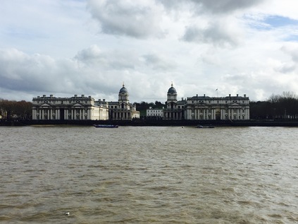 Royal Naval College, from Island Gardens