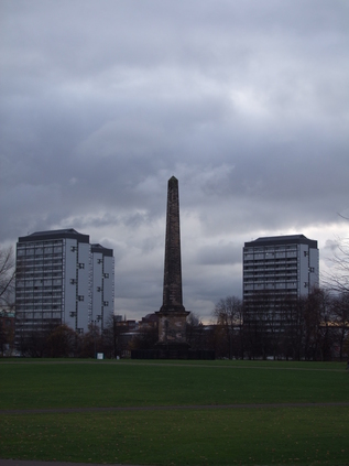 Nelson's Monument on Glasgow Green