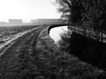 News International shadows The New River, Bury Green