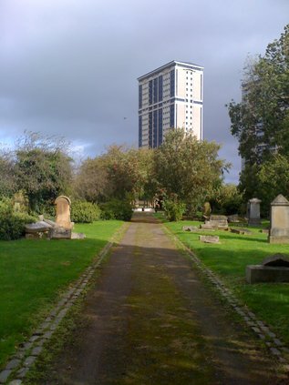 Stormy skies over the Southern Necropolis