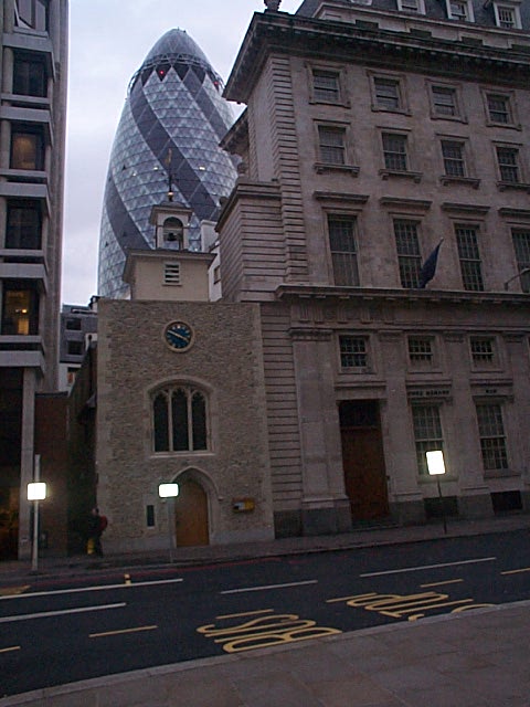 St. Mary Axe vs. St Ethelburga