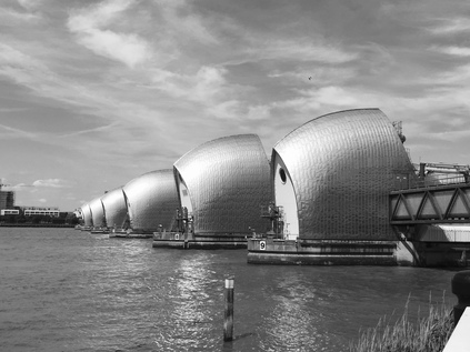 Thames Barrier, from the South Bank